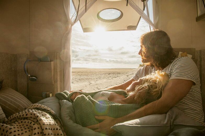 ... wird später zum Schlafzimmer.