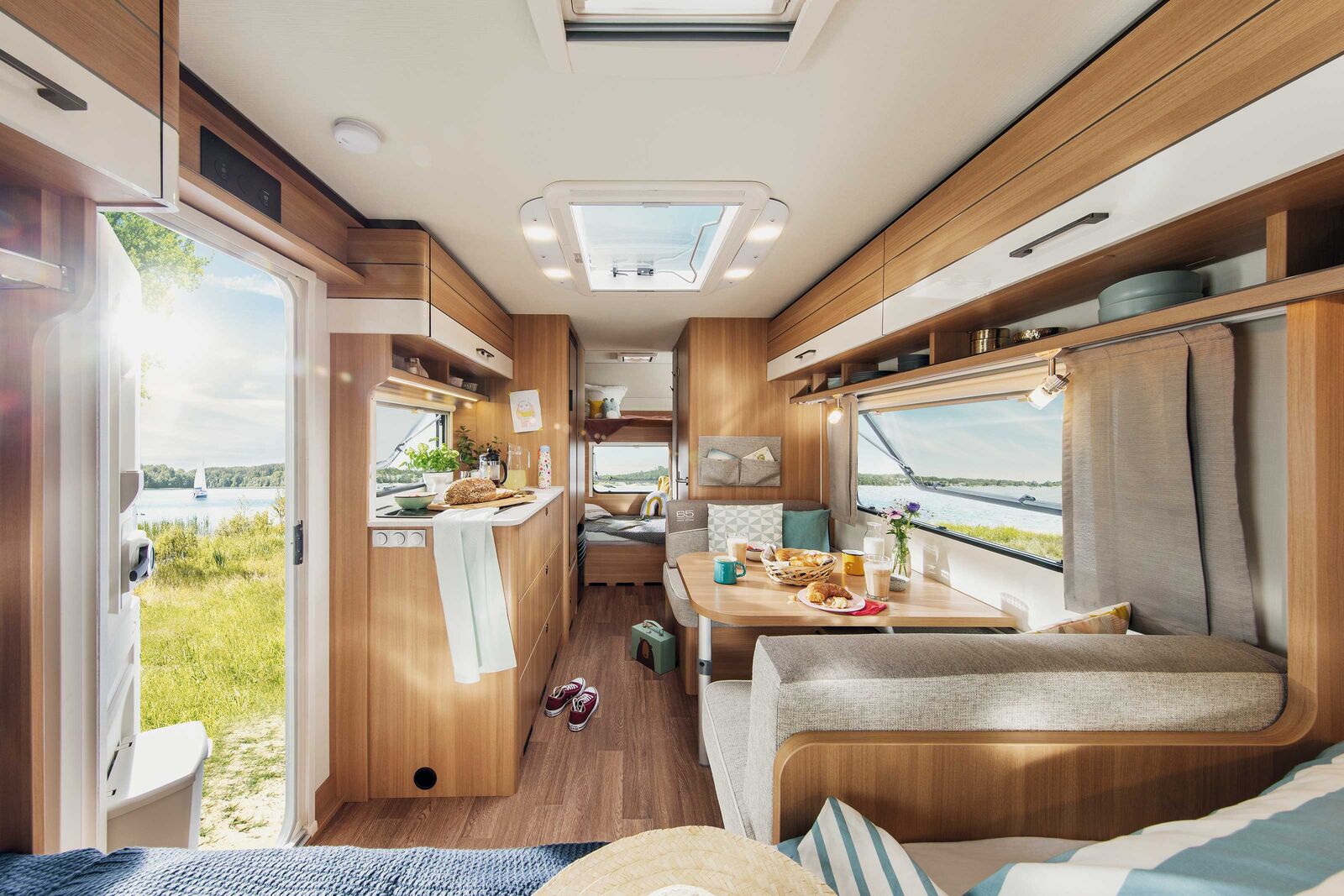 Der 7,16 Meter lange Caravan Style 493 K eignet sich für Familien mit bis zu sechs Personen.