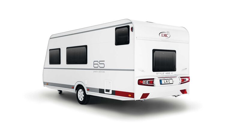 Caravan-Jubiläumsmodell LMC Style 493 K.