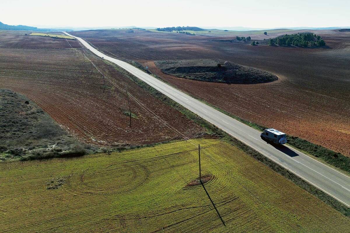 Rouler dans la campagne aragonaise faiblement peuplée donne parfois l’impression d’être seul au monde.