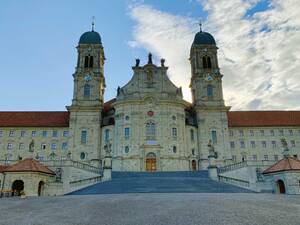 L'abbaye d'Einsiedeln est le plus important lieu de pèlerinage de Suisse.