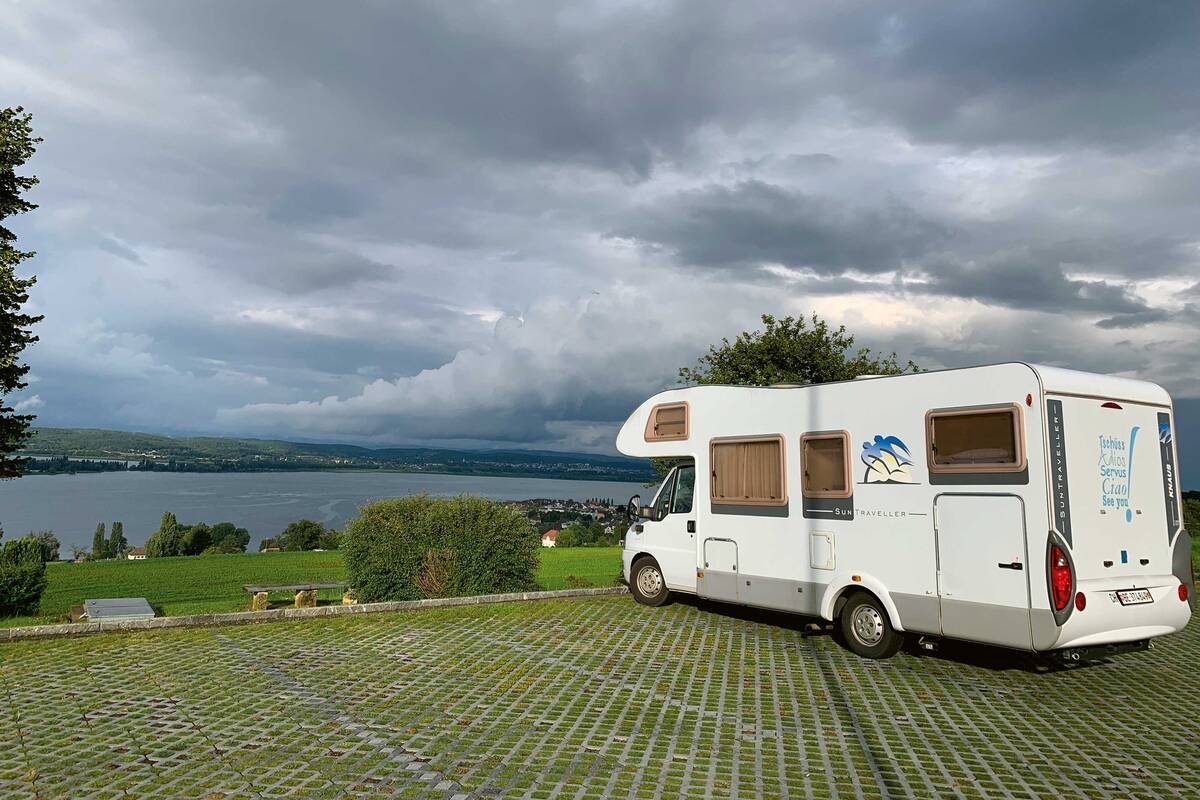 Un emplacement en un lieu calme près d’Arenenberg avec la vue sur le lac.