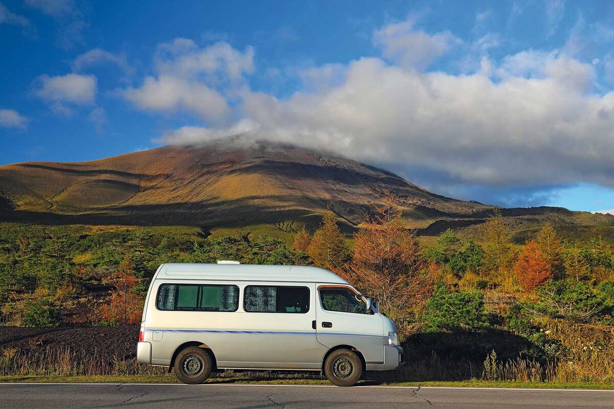 Es sind nur Wolken, die uns vorgaukeln, der Mount Norikura sei ein aktiver Vulkan, aber er könnte es wieder werden.