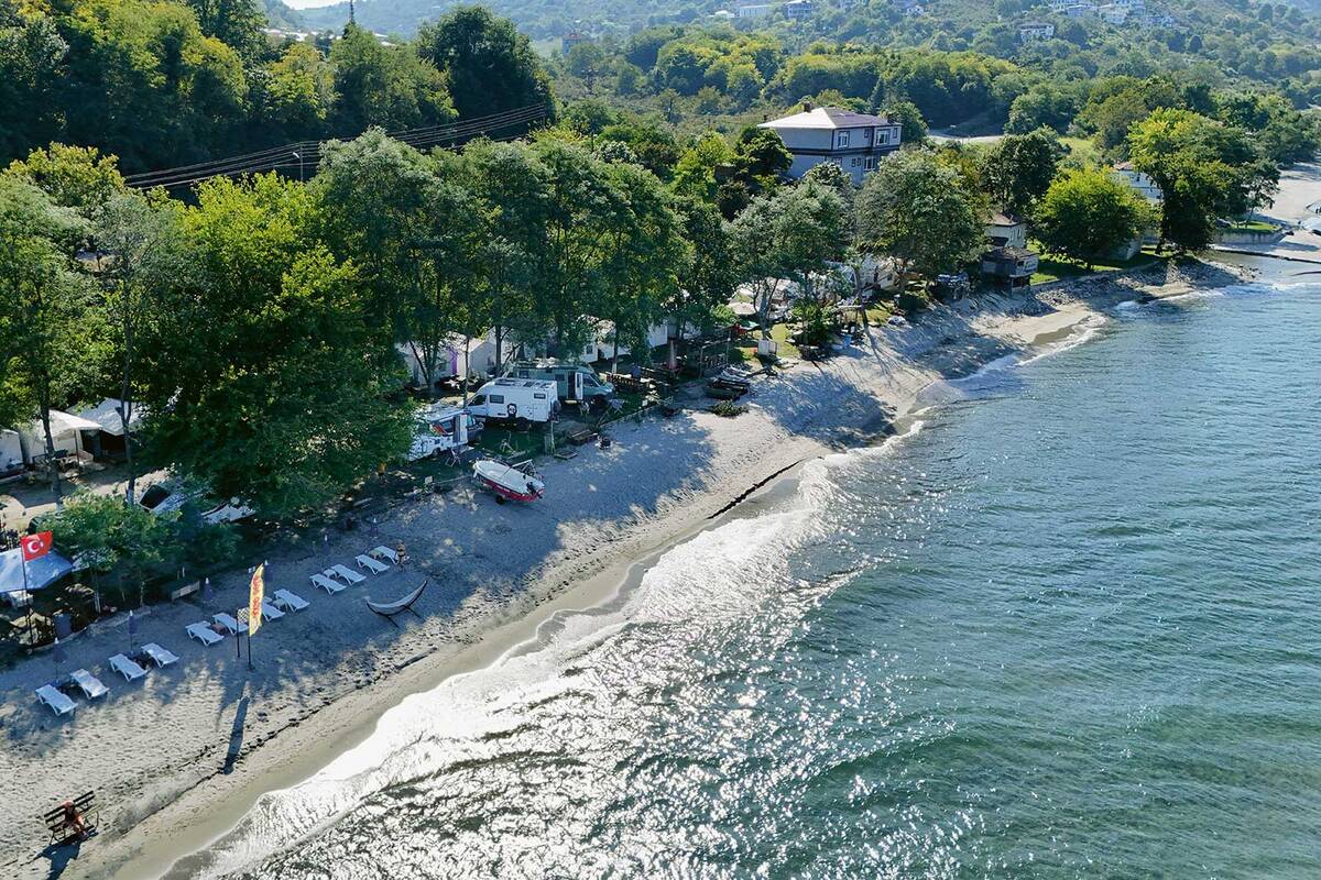 Un emplacement de rêve au bord de la mer Noire. En automne, l’eau y est agréablement chaude.