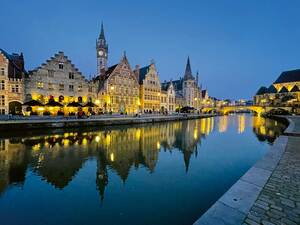 La ville portuaire belge de Gand était une puissante cité-État jusqu’au Moyen Âge.