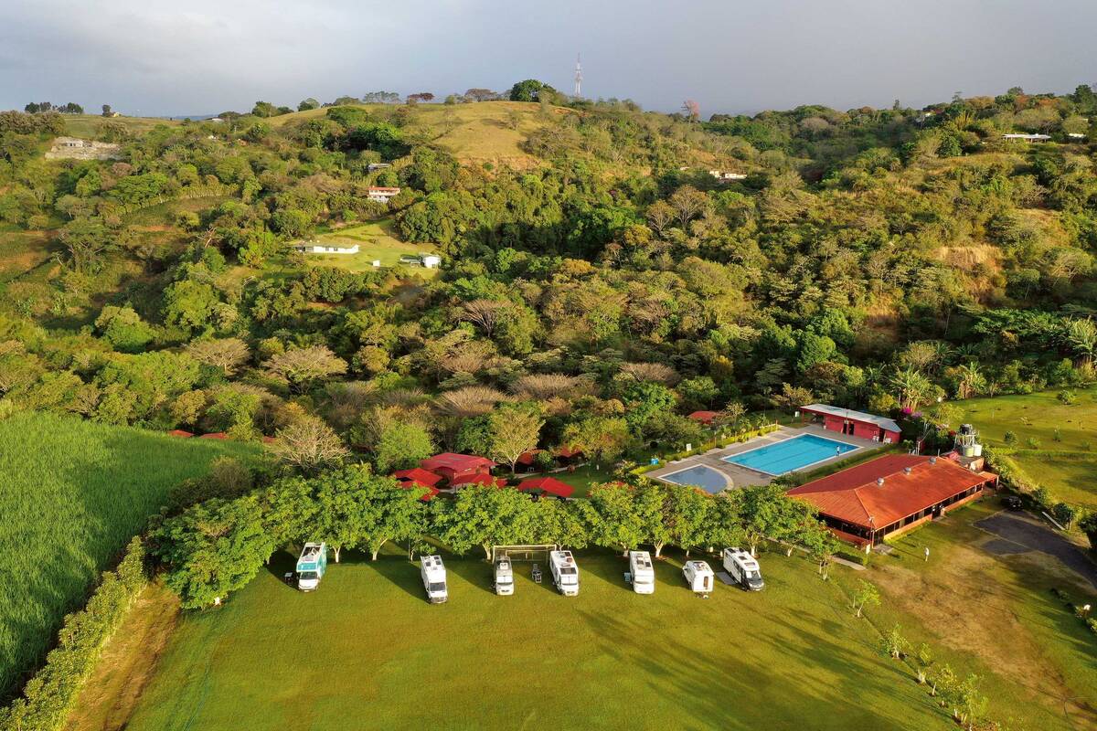 Un endroit idyllique pour passer la nuit près de San José, au Costa Rica.
