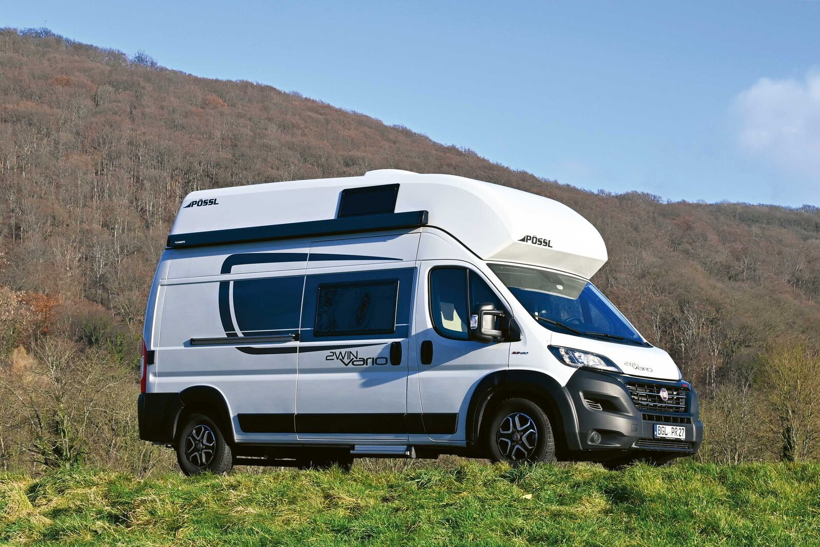 Der Pössl 2Win Vario ist das grösste der Hochdachmodelle des Herstellers, die er in der H-Line zusammenfasst.