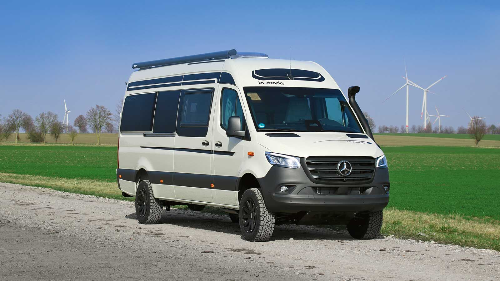 Der konfigurierte La Strada Regent EB 4 × 4 präsentiert sich mit genug Motorpower und tatsächlichen Offroad-Eigenschaften für eine Tour abseits befestigter Wege.