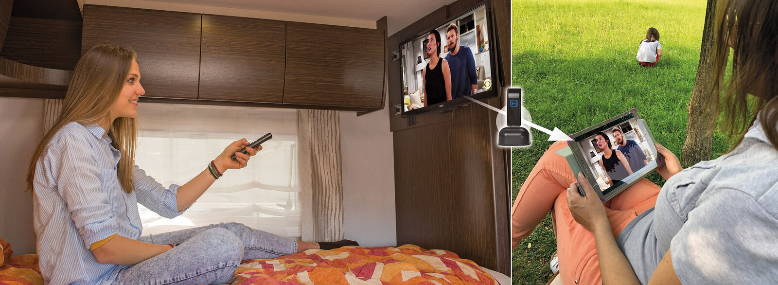 L’application Miracast offre quant à elle la possibilité d’envoyer directement des contenus du PC à la télévision sans routeur wifi.